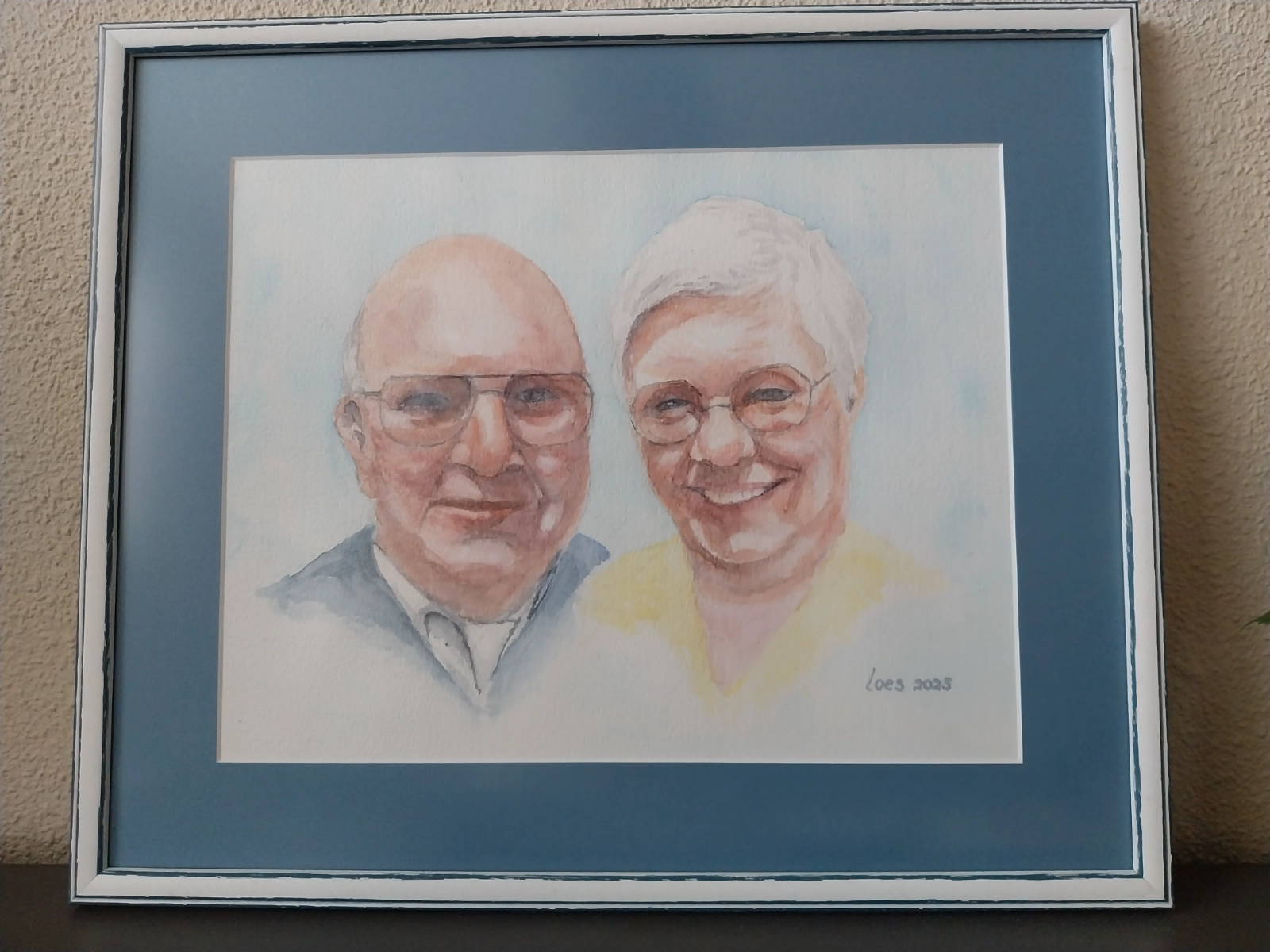 Hobbyschilderijen -50-jarige bruiloft Ria en Gerard